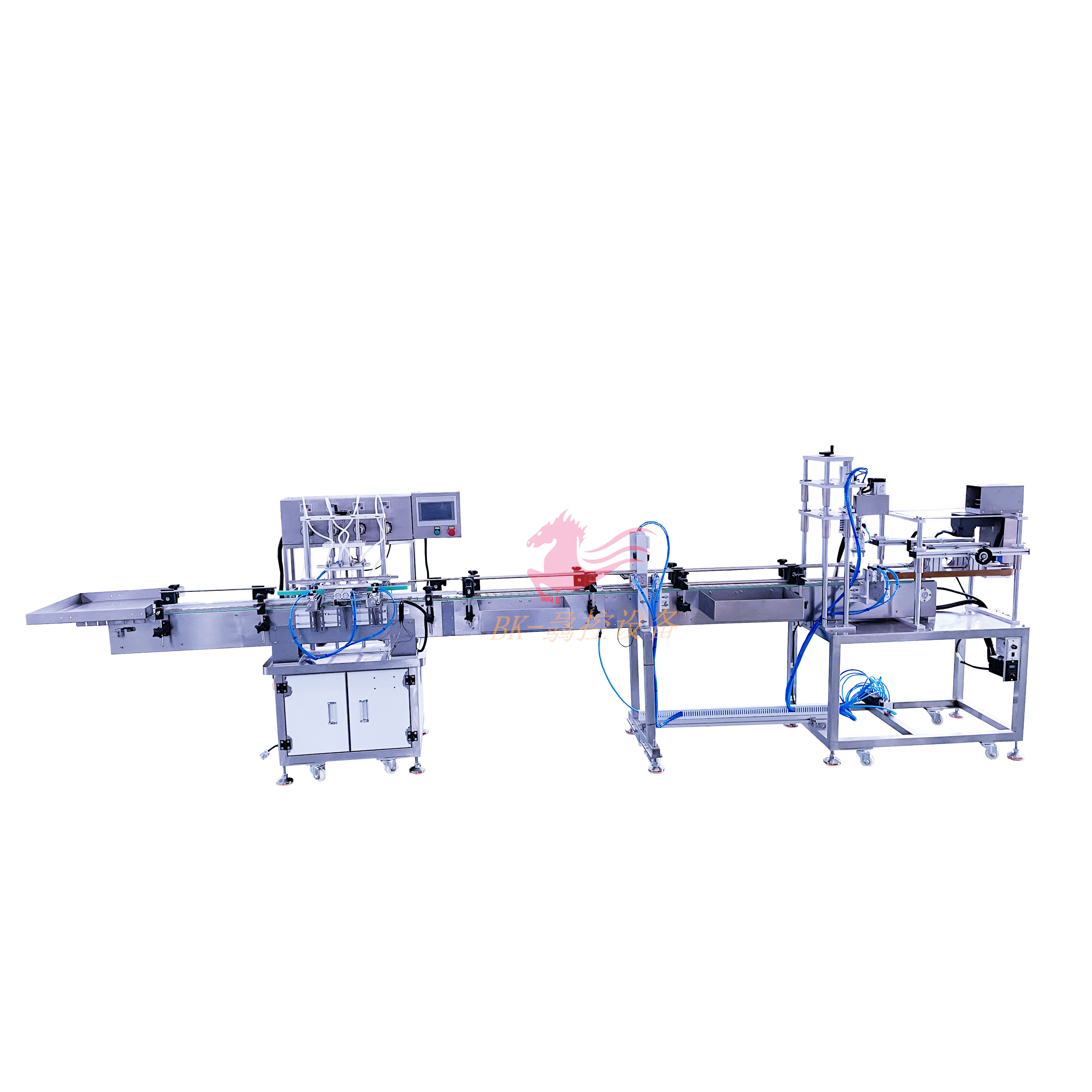 BK-GZCL400 貴州萱嘉苗方堂藥業(yè)四頭磁力泵灌裝旋蓋機